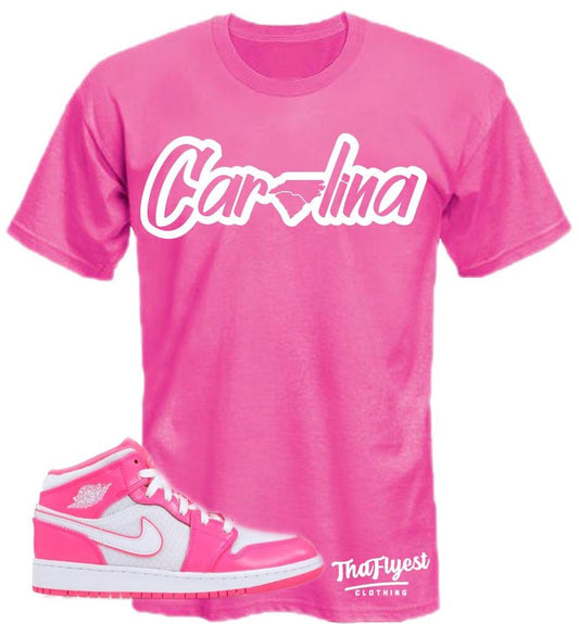 CAROLINA Pink and White T-Shirt