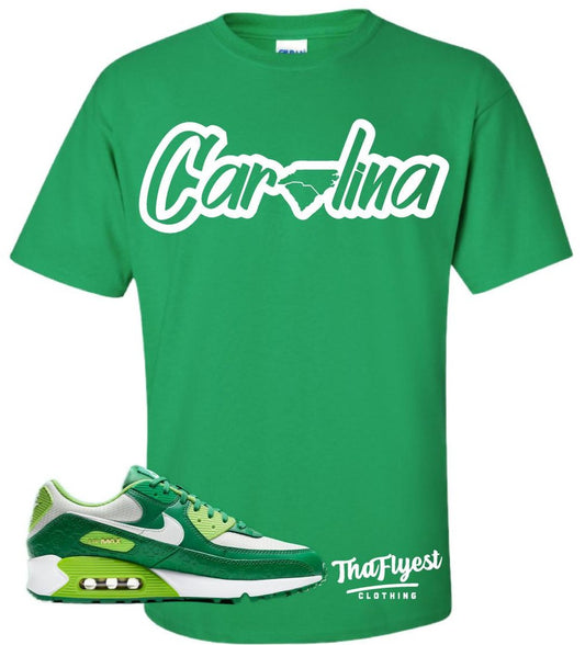 CAROLINA Green and White T-Shirt