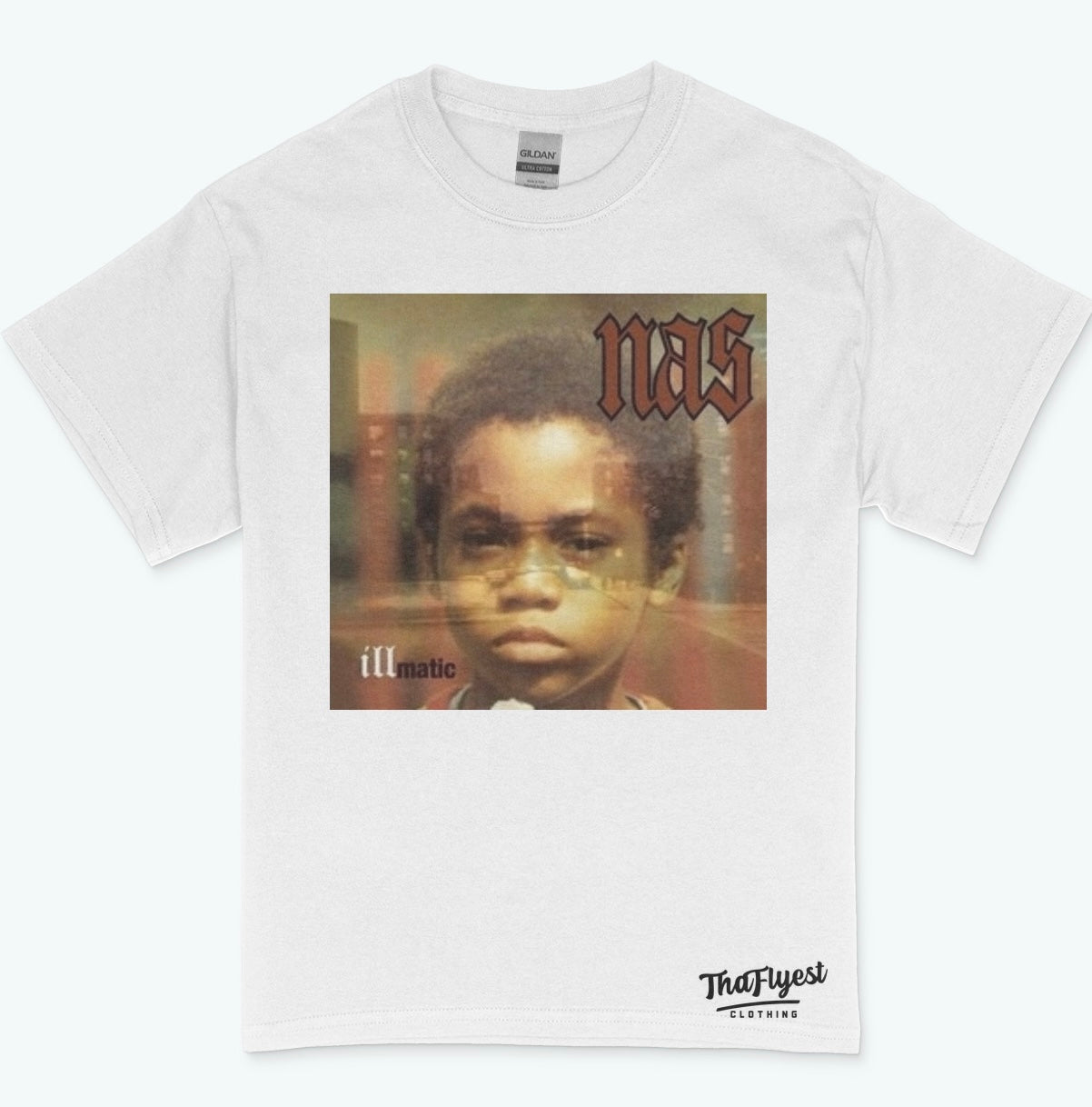 Nas-Illmatic White T-Shirt