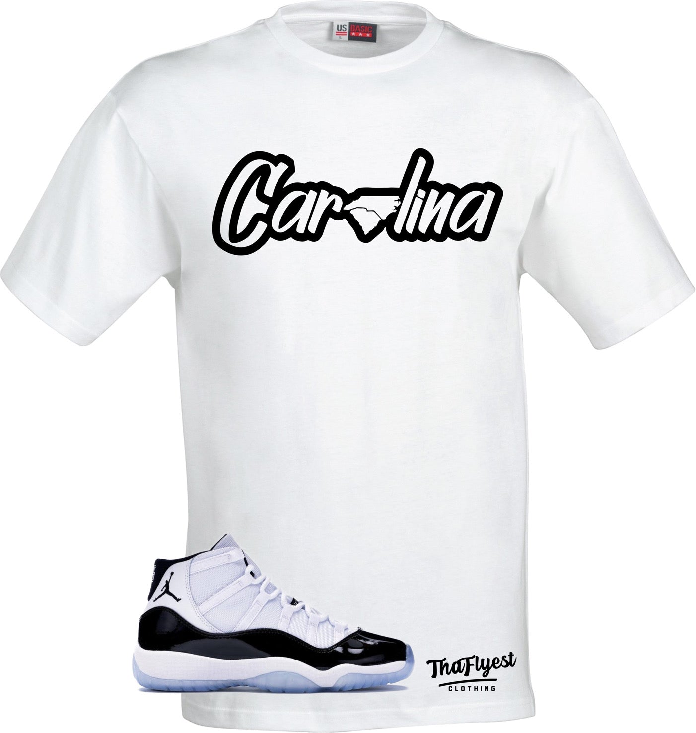 Carolina White and Black T-Shirt