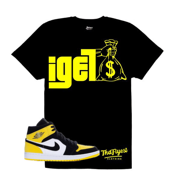 I Get Money Black and Yellow T-Shirt