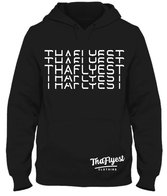 ThaFlyest Black and White Hoodie